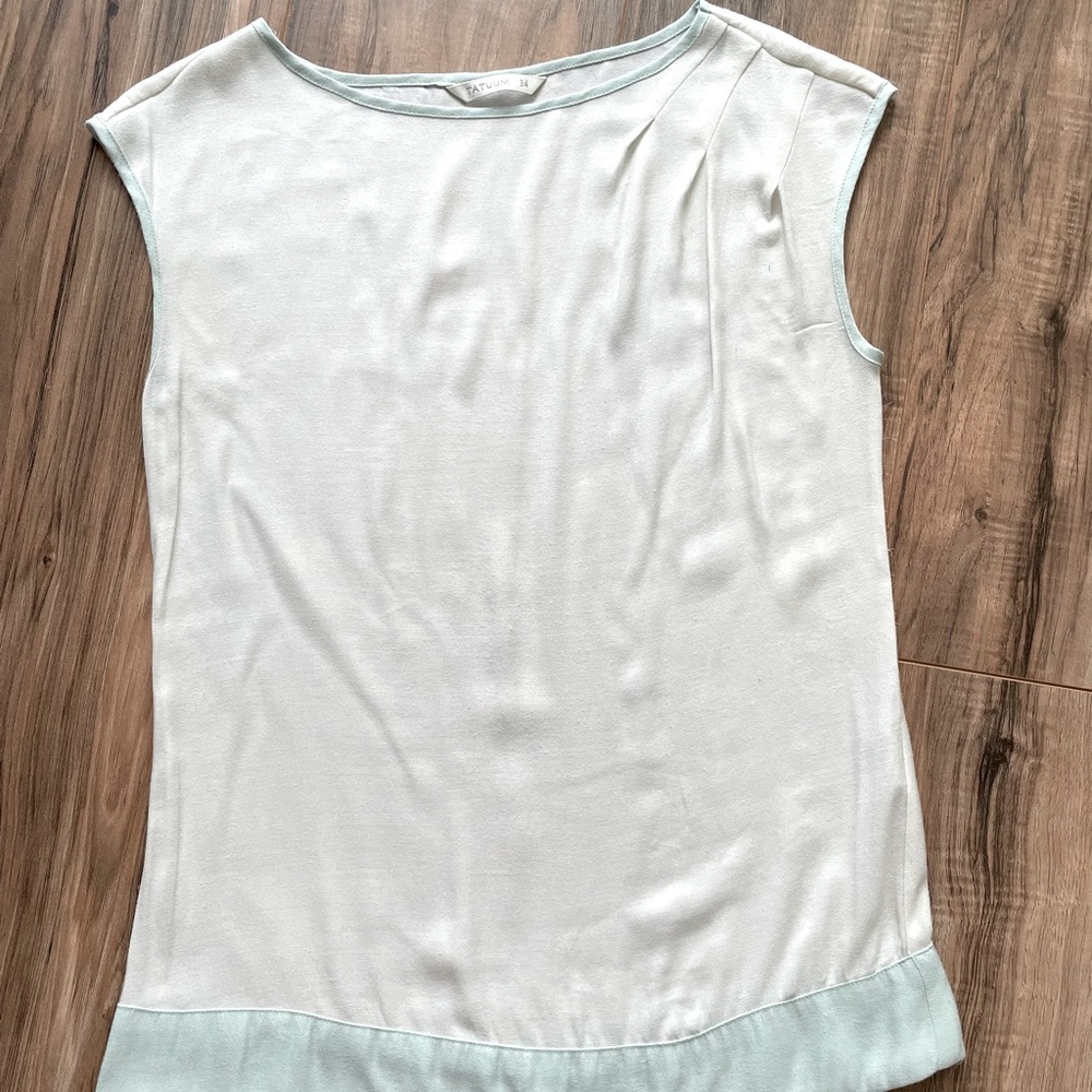 White Blouse Tank